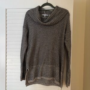 Gray Cowl Neck Sweater